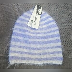 No Boundaries Cozy Beanie Hat - Women's - Lilac Multi- NWT